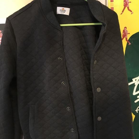 Marine Layer Varsity Snap Jacket - Picture 3 of 3